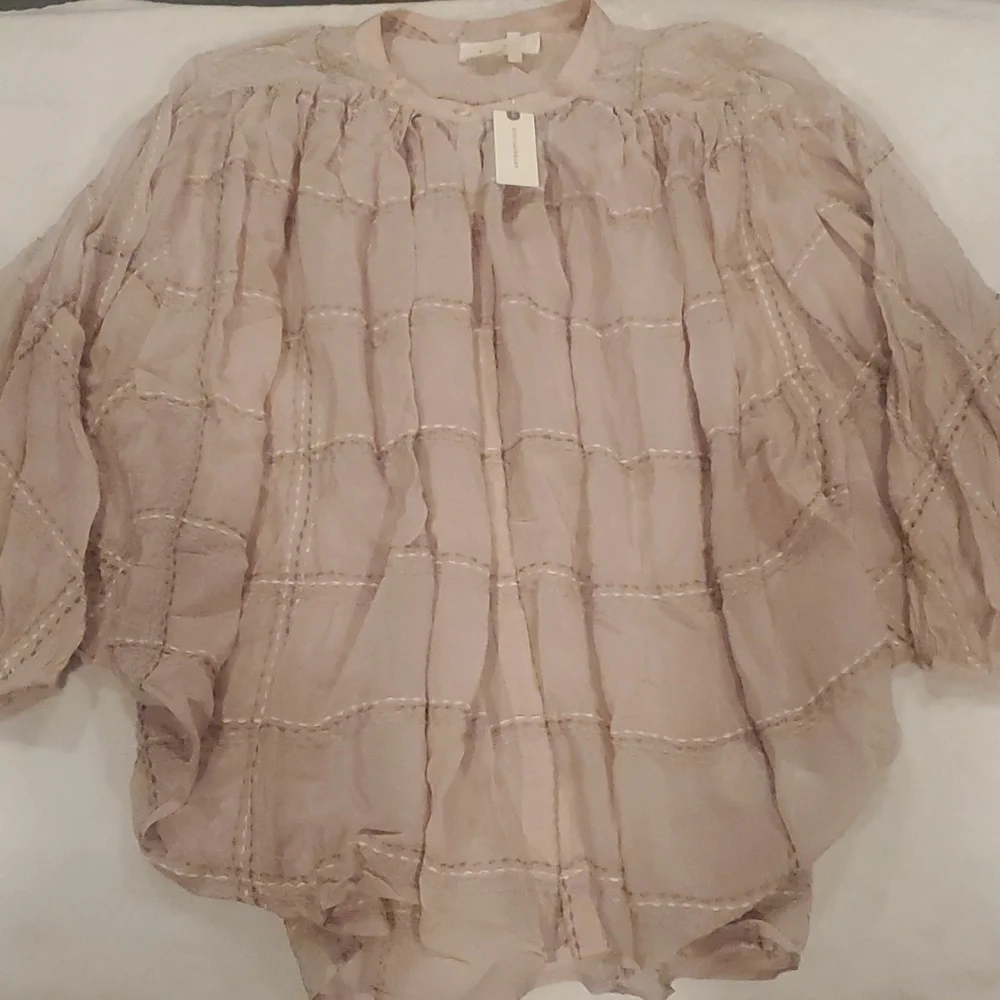 Anthropologie Mauve Moon Top NWT Size XL - Picture 5 of 9